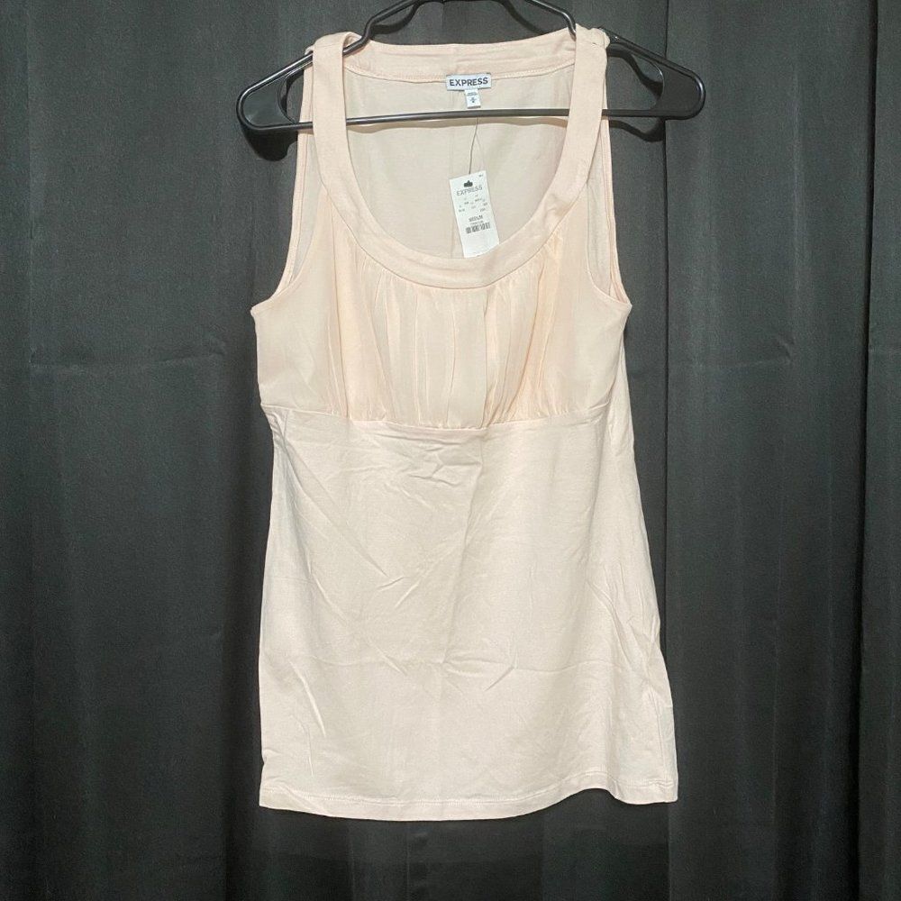 Express peach sleeveless blouse